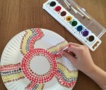 NAIDOC - Dot Painting Paper Plate Snake - School Mum