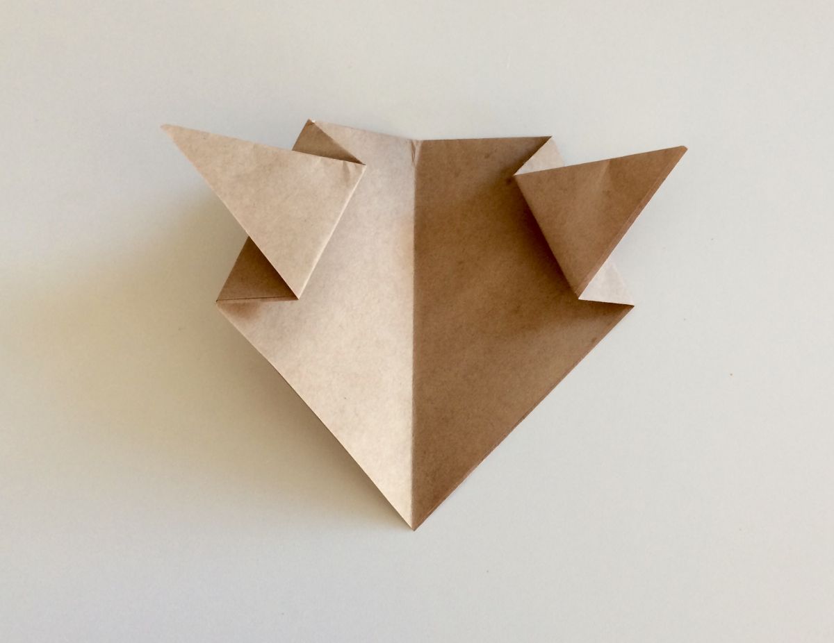 Simple Origami Bear School Mum