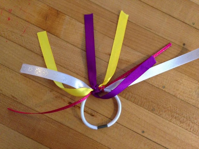 DIY School Ribbon Hair Ties - Kid Tested - School Mum