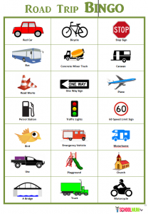 Road Trip Bingo (with FREE Printable) - School Mum