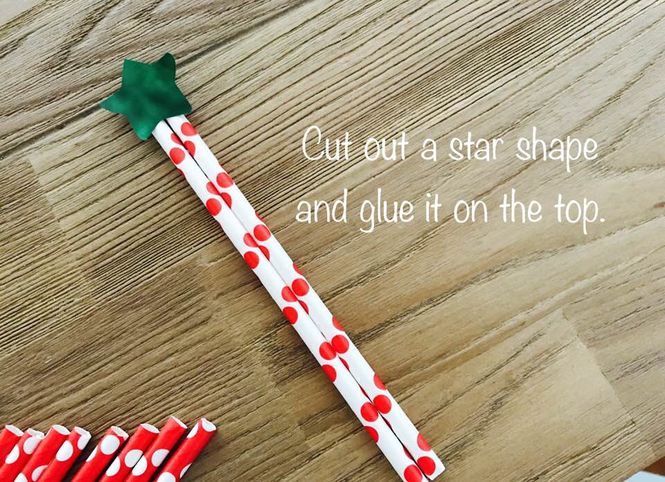 Easy Paper Straw Christmas Craft  School Mum